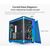 Корпус MONTECH KING 95 PRO (PRUS BLUE), зображення 11 Корпус MONTECH KING 95 PRO (PRUS BLUE), зображення 11