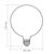 Лампочка Videx Filament 7W E27 3000K Porcelain dimmable (VL-DG125MO), изображение 3 Лампочка Videx Filament 7W E27 3000K Porcelain dimmable (VL-DG125MO), изображение 3