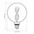 Лампочка Videx Filament 3.5W E27 1800K Smoky (VL-DNA-G125-S), изображение 3 Лампочка Videx Filament 3.5W E27 1800K Smoky (VL-DNA-G125-S), изображение 3