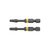 Набор бит DeWALT IMPACT TORSION, ударные, T25, L=57 мм, 2 шт (DT70534T), изображение 2 Набор бит DeWALT IMPACT TORSION, ударные, T25, L=57 мм, 2 шт (DT70534T), изображение 2