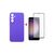 Чехол для мобильного телефона Dengos Kit for Samsung Galaxy S23 FE case + glass (Purple) (DG-KM-12)