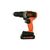 Шуруповерт Black&Decker 18 В, 1.5Ah, 45 Нм,0-360/0-1400 об/мин, 21000 уд/мин, 1.3 кг (BCD003C1), изображение 3