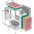 Корпус CoolerMaster CASE MIDITOWER EATX W/O PSU/Q500-DGNN-S00 COOLER MASTER (QUBE 500 Flatpack Macaron Edition), изображение 7 Корпус CoolerMaster CASE MIDITOWER EATX W/O PSU/Q500-DGNN-S00 COOLER MASTER (QUBE 500 Flatpack Macaron Edition), изображение 7