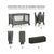 Детский манеж Kinderkraft Joy 2 Dark Grey (5902533925117), изображение 3 Детский манеж Kinderkraft Joy 2 Dark Grey (5902533925117), изображение 3