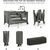 Детский манеж Kinderkraft с пеленатором Joy 2 Dark Grey (5902533925155), изображение 3 Детский манеж Kinderkraft с пеленатором Joy 2 Dark Grey (5902533925155), изображение 3
