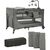 Детский манеж Kinderkraft с пеленатором Joy 2 Dark Grey (5902533925155) Детский манеж Kinderkraft с пеленатором Joy 2 Dark Grey (5902533925155)