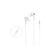 Наушники Denmen HF DR06 3.5mm 1.2 м White (DE-DR06-WH), изображение 3 Наушники Denmen HF DR06 3.5mm 1.2 м White (DE-DR06-WH), изображение 3
