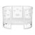 Кроватка Ingvart SMART BED ROUND с сердечками белый (1349003), изображение 2 Кроватка Ingvart SMART BED ROUND с сердечками белый (1349003), изображение 2