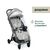 Коляска Chicco Glee Stroller Серая (8058664173617) (87068.77), изображение 5 Коляска Chicco Glee Stroller Серая (8058664173617) (87068.77), изображение 5