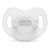 Пустышка Suavinex Colour Essence 0-6 мес, анатомическая силиконовая, прозрачная (308087)