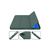 Чехол для планшета BeCover Tri Fold Hard TPU Apple iPad Pro 12.9 2020/2021/2022 Dark Green (711116), изображение 3 Чехол для планшета BeCover Tri Fold Hard TPU Apple iPad Pro 12.9 2020/2021/2022 Dark Green (711116), изображение 3