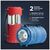 Фонарь Quantum Nice red 1WLED + 3WCOB 3xAA (QM-FL3042), изображение 5 Фонарь Quantum Nice red 1WLED + 3WCOB 3xAA (QM-FL3042), изображение 5
