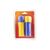 Фонарь Quantum Smile yellow+blue 3W COB 3xAAA 2шт/уп (QM-FL1045-PB), изображение 4 Фонарь Quantum Smile yellow+blue 3W COB 3xAAA 2шт/уп (QM-FL1045-PB), изображение 4