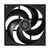 Кулер для корпуса ID-Cooling AS-140-K, изображение 2 Кулер для корпуса ID-Cooling AS-140-K, изображение 2