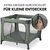 Детский манеж Hauck Sleep N Play SQ Dark Green (60673-5), изображение 2 Детский манеж Hauck Sleep N Play SQ Dark Green (60673-5), изображение 2