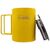 Чашка туристична Tramp зі складаними ручками та поїлкою 400 мл Mustard (UTRC-137-mustard), зображення 3