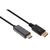 Кабель мультимедийный Display Port to HDMI 1.8m v1.4/v2.1 4K120/8K60 Vinga (VCPDP14HI211.8), изображение 2 Кабель мультимедийный Display Port to HDMI 1.8m v1.4/v2.1 4K120/8K60 Vinga (VCPDP14HI211.8), изображение 2