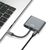 Перехідник XO 4-in-1 Dock USB-C (HDMI/VGA/USB3.0/USB-C PD) (XO-HUB001SL), зображення 5 Перехідник XO 4-in-1 Dock USB-C (HDMI/VGA/USB3.0/USB-C PD) (XO-HUB001SL), зображення 5