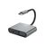 Перехідник XO 4-in-1 Dock USB-C (HDMI/VGA/USB3.0/USB-C PD) (XO-HUB001SL) Перехідник XO 4-in-1 Dock USB-C (HDMI/VGA/USB3.0/USB-C PD) (XO-HUB001SL)