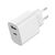 Зарядное устройство Gembird 1xUSB-A+1xUSB-C 5V/2.4A (12W) white (TA-UC-2AC12-01), изображение 2 Зарядное устройство Gembird 1xUSB-A+1xUSB-C 5V/2.4A (12W) white (TA-UC-2AC12-01), изображение 2