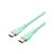 Дата кабель USB-C to USB-C 1.0m USB2.0 100W (20V/5A) Light Green Silicone Vention (TAWGF) Дата кабель USB-C to USB-C 1.0m USB2.0 100W (20V/5A) Light Green Silicone Vention (TAWGF)