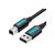 Кабель для принтера USB 2.0 AM/BM 1.0m 480Mbps PVC black Vention (COQBF) Кабель для принтера USB 2.0 AM/BM 1.0m 480Mbps PVC black Vention (COQBF)