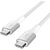 Дата кабель USB-C to USB-C 1.0m 240W white Belkin (CAB015BT1MWH), изображение 5 Дата кабель USB-C to USB-C 1.0m 240W white Belkin (CAB015BT1MWH), изображение 5