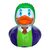 Игрушка для ванной Funny Ducks Утка Джокер (1321), изображение 2 Игрушка для ванной Funny Ducks Утка Джокер (1321), изображение 2