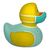 Игрушка для ванной Funny Ducks Утка Карантин (1327), изображение 5 Игрушка для ванной Funny Ducks Утка Карантин (1327), изображение 5