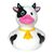 Игрушка для ванной Funny Ducks Утка Коровка (1832), изображение 2 Игрушка для ванной Funny Ducks Утка Коровка (1832), изображение 2