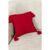 Наволочка Прованс декоративная вязаная Hit Kosa красная 45х45 (031668), изображение 8