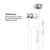 Наушники ColorWay 3.5 mm Wired Earphone UrbanBeat White (CW-WD03WT), изображение 8 Наушники ColorWay 3.5 mm Wired Earphone UrbanBeat White (CW-WD03WT), изображение 8