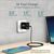 Дата кабель USB-C to USB-C 1.2m USB4.Gen 3 40 Gbps 240W Choetech (XCC-1040), изображение 6 Дата кабель USB-C to USB-C 1.2m USB4.Gen 3 40 Gbps 240W Choetech (XCC-1040), изображение 6