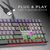 Клавиатура GamePro MK145R Red Swich Low Profile USB Dark Gray (MK145R), изображение 4 Клавиатура GamePro MK145R Red Swich Low Profile USB Dark Gray (MK145R), изображение 4