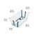 Ванночка Stokke Flexi Bath Складна Біло-бірюзова (531905), зображення 6 Ванночка Stokke Flexi Bath Складна Біло-бірюзова (531905), зображення 6