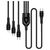 Дата кабель USB 2.0 AM to Lightning + Micro 5P + Type-C 1.2m 3.0A (PD60W data) Black ColorWay (CW-CBPDU3060-BK), изображение 2 Дата кабель USB 2.0 AM to Lightning + Micro 5P + Type-C 1.2m 3.0A (PD60W data) Black ColorWay (CW-CBPDU3060-BK), изображение 2