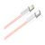 Дата кабель USB-C to Lightning 1.0m 27W pink ColorWay (CW-CBPDCL061-P), изображение 2 Дата кабель USB-C to Lightning 1.0m 27W pink ColorWay (CW-CBPDCL061-P), изображение 2