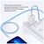 Дата кабель USB-C to Lightning 1.0m 27W blue ColorWay (CW-CBPDCL061-BL), изображение 11 Дата кабель USB-C to Lightning 1.0m 27W blue ColorWay (CW-CBPDCL061-BL), изображение 11