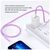 Дата кабель USB-C to Lightning 1.0m 27W purple ColorWay (CW-CBPDCL061-PU), изображение 10 Дата кабель USB-C to Lightning 1.0m 27W purple ColorWay (CW-CBPDCL061-PU), изображение 10