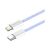 Дата кабель USB-C to Lightning 1.0m 27W purple ColorWay (CW-CBPDCL061-PU), изображение 4 Дата кабель USB-C to Lightning 1.0m 27W purple ColorWay (CW-CBPDCL061-PU), изображение 4