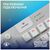Клавиатура Logitech G915 TKL X Lightspeed Switch-Tactile Wireless/Bluetooth/USB UA White (920-012737), изображение 9 Клавиатура Logitech G915 TKL X Lightspeed Switch-Tactile Wireless/Bluetooth/USB UA White (920-012737), изображение 9