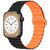 Ремешок для смарт-часов Drobak Silicone Magnetic Link для Apple Watch All Series 38/40/41mm Black orange (898923) Ремешок для смарт-часов Drobak Silicone Magnetic Link для Apple Watch All Series 38/40/41mm Black orange (898923)