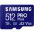 Карта памяти Samsung 512 GB microSDXC Pro Plus UHS-I U3 V30 A2 Class 10 + SD-adap (MB-MD512SA/EU), изображение 2 Карта памяти Samsung 512 GB microSDXC Pro Plus UHS-I U3 V30 A2 Class 10 + SD-adap (MB-MD512SA/EU), изображение 2