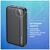Батарея универсальная ColorWay 20 000 mAh PD/22.5W, QC/3.0, black (CW-PB200LPA4BK-PD), изображение 9 Батарея универсальная ColorWay 20 000 mAh PD/22.5W, QC/3.0, black (CW-PB200LPA4BK-PD), изображение 9