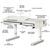 Парта со стулом Evo-kids Montreal 2 WG с полкой S-50 (BD-670-2 WG + S 50 WG), изображение 2 Парта со стулом Evo-kids Montreal 2 WG с полкой S-50 (BD-670-2 WG + S 50 WG), изображение 2