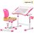 Парта со стулом Evo-kids Pink (Evo-07 Ergo PN), изображение 3 Парта со стулом Evo-kids Pink (Evo-07 Ergo PN), изображение 3