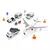 Игровой набор Dickie Toys Аэропорт, 3 машинки, 1 самолет, 13 аксессуаров (3743001) Игровой набор Dickie Toys Аэропорт, 3 машинки, 1 самолет, 13 аксессуаров (3743001)