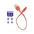 Навушники JBL Tune Flex 2 Ghost Purple (JBLTFLEX2GMAE), зображення 10 Навушники JBL Tune Flex 2 Ghost Purple (JBLTFLEX2GMAE), зображення 10