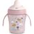 Поильник-непроливайка Suavinex Bear Family чашка с носиком, 200 мл +6 мес. розовая (402642)