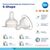 Соска Canpol babies силиконовая к бутылке S-Shape M (медленная) 2 шт (59/892), изображение 5 Соска Canpol babies силиконовая к бутылке S-Shape M (медленная) 2 шт (59/892), изображение 5